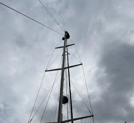 Werk in de mast